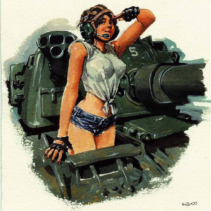  Autors: Zibenzellis69 Militarizētas meitenes - skaisti zīmējumi (28 bildes)