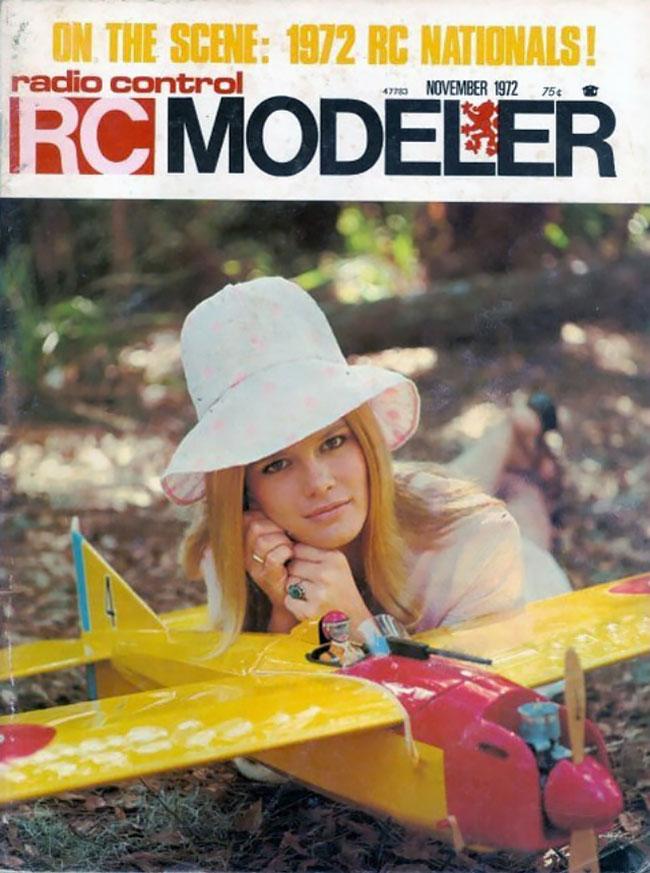 Autors: Zibenzellis69 Jauku dāmu portreti, kas redzami uz žurnālu Radio Control Modeler vākiem