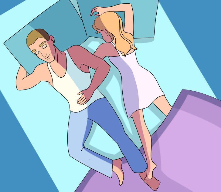 Kāju apskāviensPartneri... Autors: Lestets Ko tavi gulēšanas paradumi atklāj par tavām attiecībām?