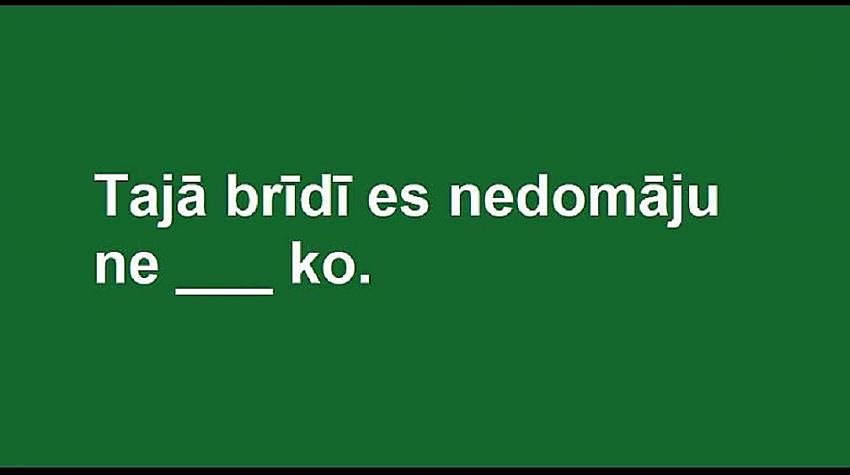 TESTS: Vai zini, kad lietot vārdus «pa» un «par»?