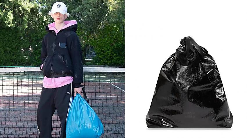 "Balenciaga" laidis klajā "atkritumu maisu", kas maksā gandrīz 1800 eiro