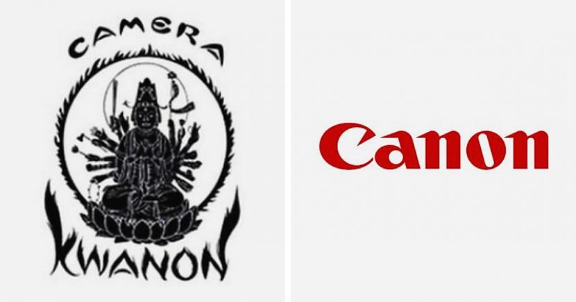 Canon logotips 1934 un 2022... Autors: Zibenzellis69 17 pirmie pasaulslavenu zīmolu logotipi, kuru sākotnējais dizains jūs pārsteigs