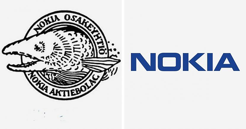 Nokia logotips 1871 un 2022... Autors: Zibenzellis69 17 pirmie pasaulslavenu zīmolu logotipi, kuru sākotnējais dizains jūs pārsteigs