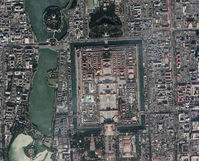 Aizliegtā pilsēta ĶīnaPekinas... Autors: Lestets FOTO ⟩ Kā no putna lidojuma izskatās 18 pasaulē slavenas pilis?