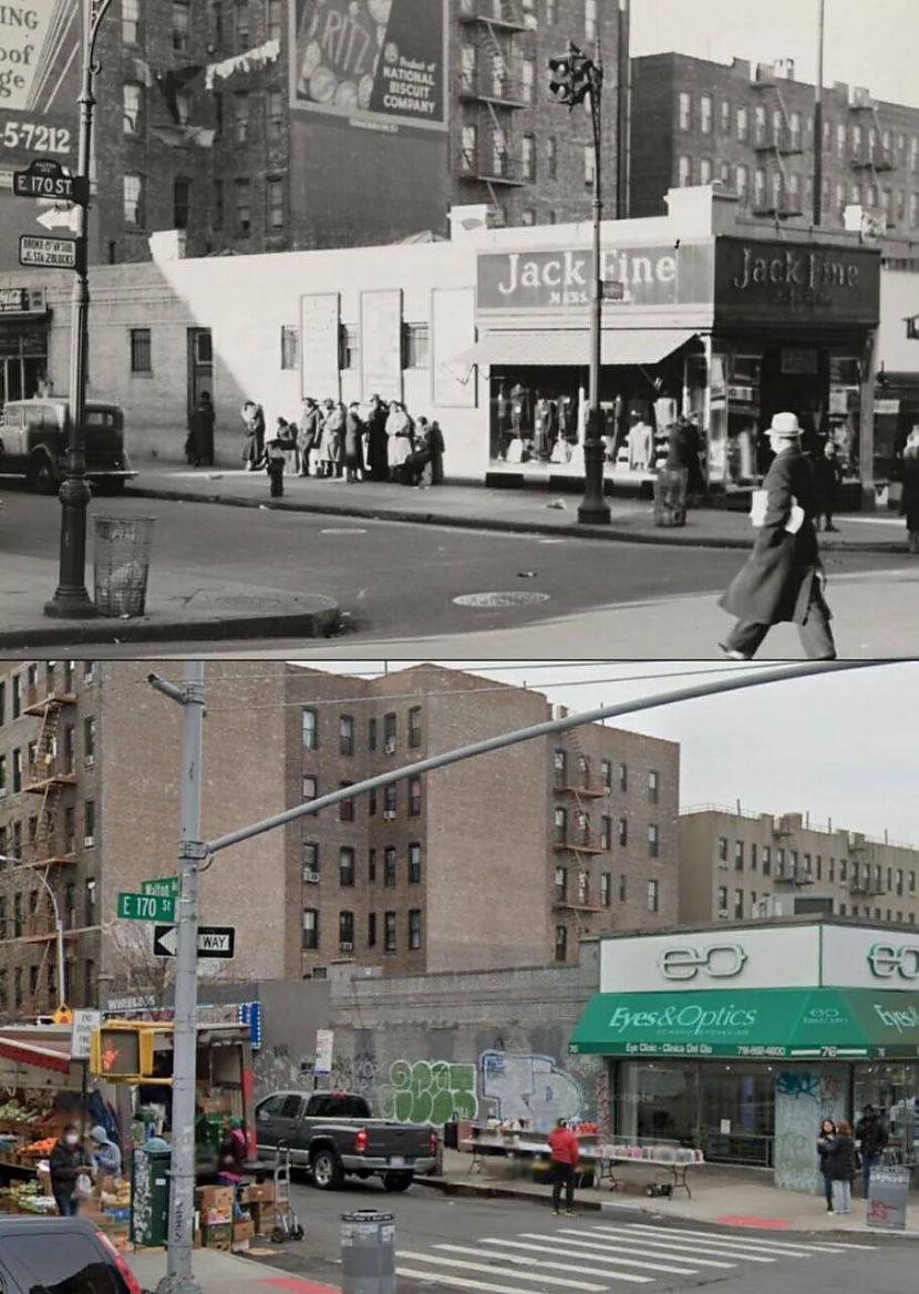 Bronksa Ņujorka ASV 1937 g un... Autors: Lestets Foto: Kā laika gaitā ir mainījušās dažādas pilsētas?