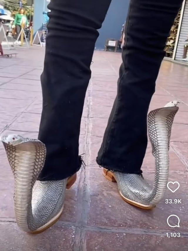 Ir pat kabras kurpes Autors: Zibenzellis69 Super radoši apavu pāri, kas, šķiet, ir īpaši izstrādāti nestandarta cienītājiem