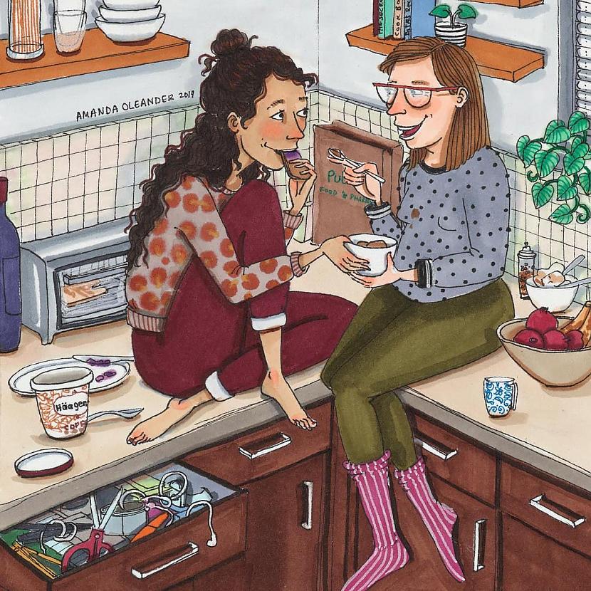 Prieks mazgāt kaulus Autors: Zibenzellis69 Māksliniece pacēla noslēpuma plīvuru un parādīja, kas ir īsta sieviešu draudzība