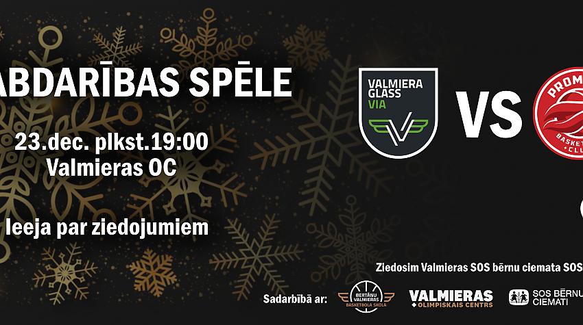 23. decembrī Valmierā tiks aizvadīta basketbola labdarības spēle