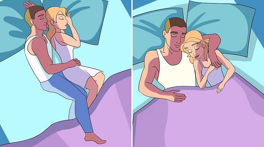 Tas, kā jūs guļat kopā, var daudz ko atklāt par jūsu attiecībām