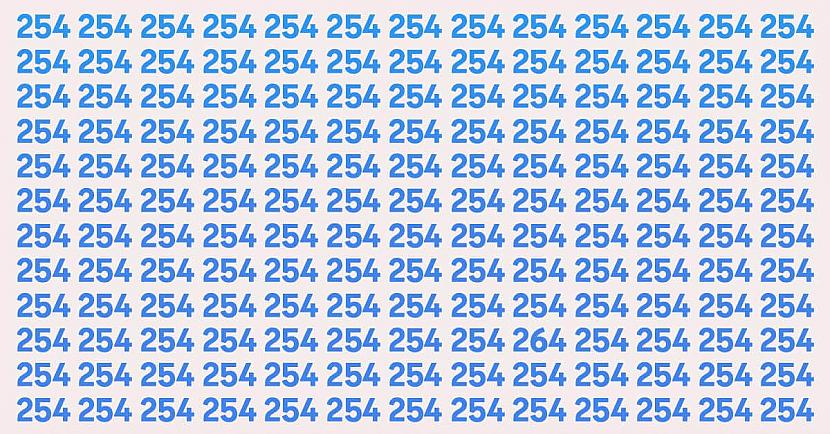  Atrodiet skaitli 264 pēc 5... Autors: Zibenzellis69 Vai uzskatāt sevi par uzmanīgu cilvēku? 8 aizraujošas bilžu mīklas vērīgākajiem