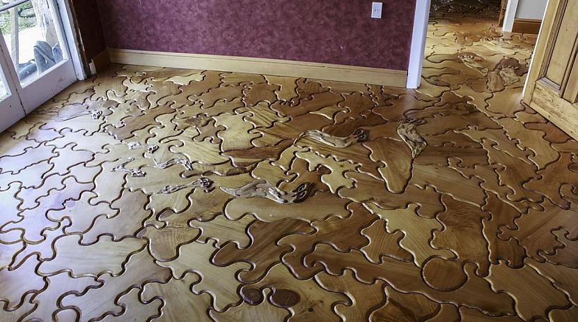 Puzles grīda Interesanti cik... Autors: Zibenzellis69 Nepārdomāts priekšmetu dizains, ka to apkopšana un tīrīšana ir tīrās mocības