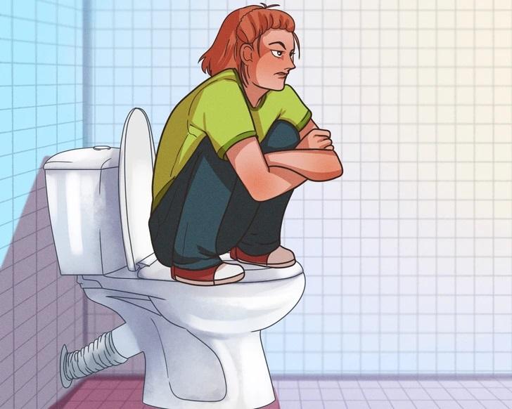 Saskaņā ar pētījumiem tupus... Autors: Lestets Vai tu zini, kā pareizi lietot tualeti?