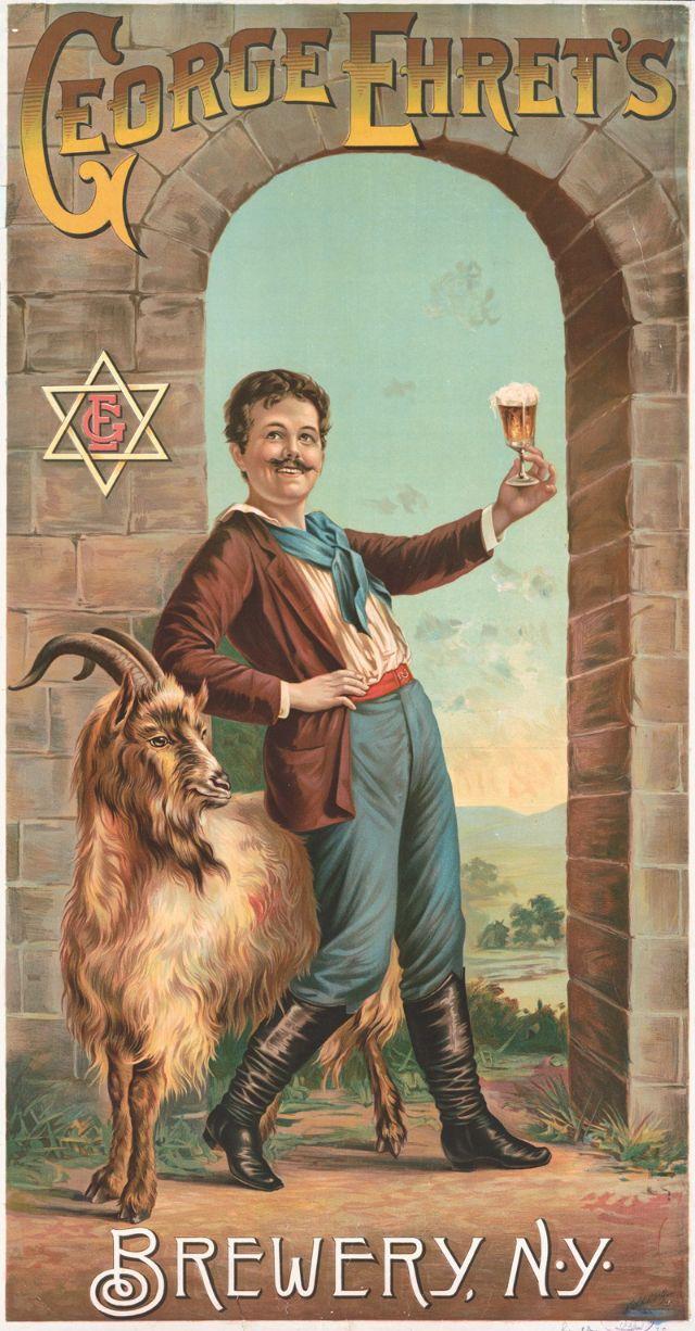 George Ehretrsquos Brewery NY... Autors: Zibenzellis69 Alus reklāmas plakāti no 19. gadsimta
