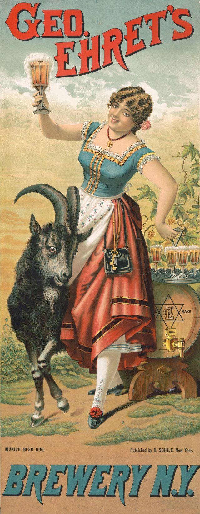 Geo Ēretas alus darītava... Autors: Zibenzellis69 Alus reklāmas plakāti no 19. gadsimta