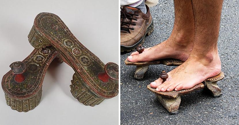 Indijas senie apavi  Paduka... Autors: Zibenzellis69 16 pāri seno apavu, kas acīmredzami nebija radīti ērtai pastaigai