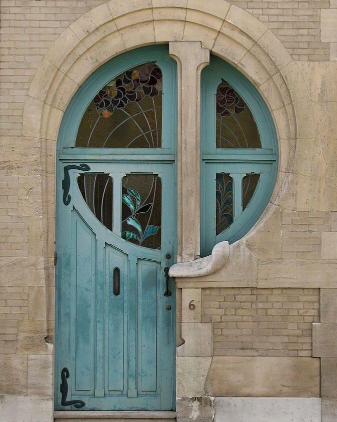 Satriecoscarons jūgendstila... Autors: Zibenzellis69 17 durvju dizaini, kas tevi varētu pārsteigt un varbūt pat samulsināt