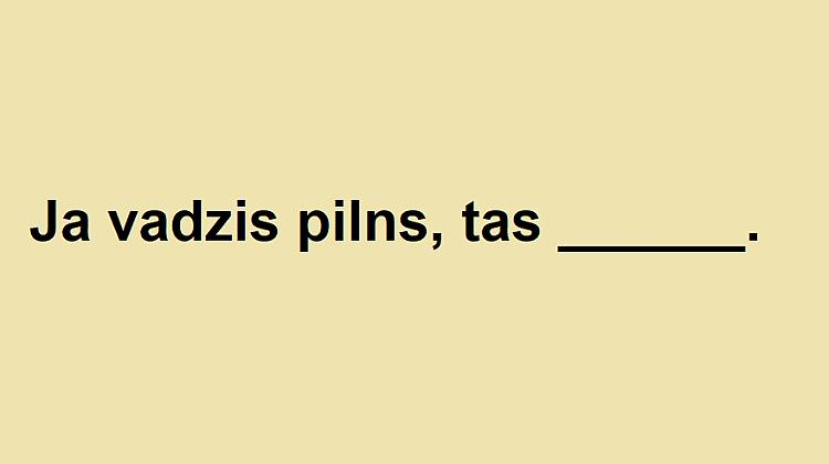 Tests: Pārbaudi savas zināšanas latviešu valodā