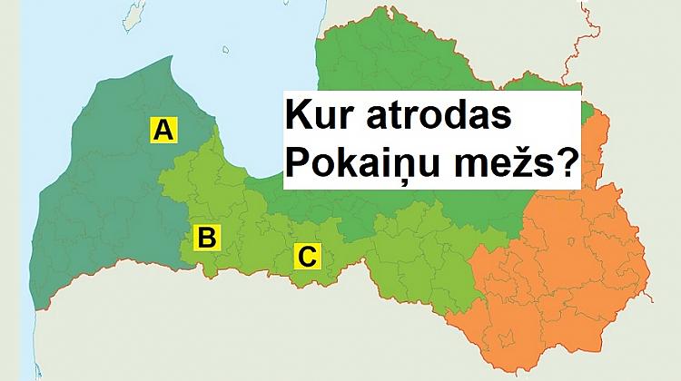 Tests: Vai tu zini, kur atrodas šīs vietas Latvijā?