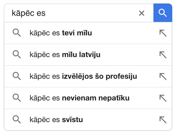  Autors: matilde 25 interesanti un amizanti jautājumi, kurus latvieši uzdod «Google»