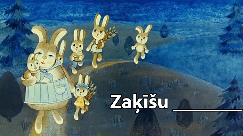 Tests: Vai zini, kurš vārds trūkst šajos latviešu animācijas filmu nosaukumos?